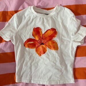 Lotus Crop Top Size XS or XXS depending on your height.